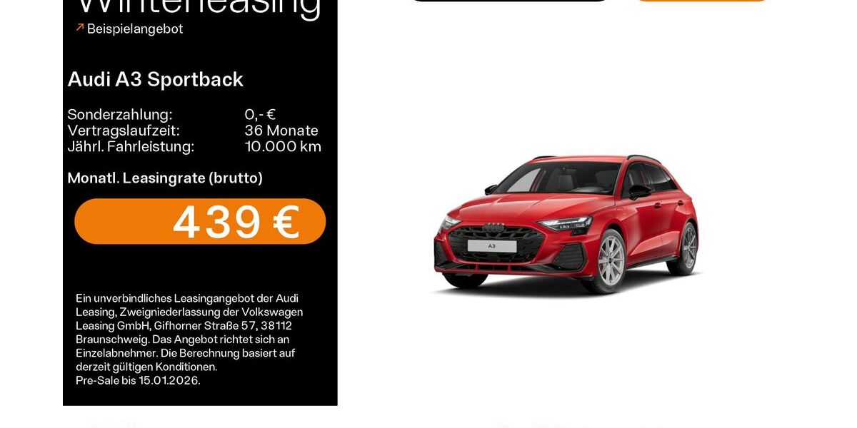 Audi A3 4.203 km 42.779 &euro; Oberursel 61440
