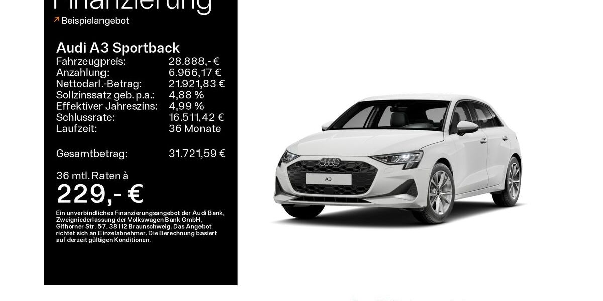 Audi A3 22.400 km 27.888 &euro; Mühlheim 63165