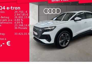 Audi Q4 e-tron 48.337 km 29.750 &euro; Frankfurt am Main 60314