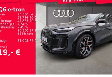 Audi Q6 e-tron 9.900 km 73.590 &euro; Frankfurt am Main 60314