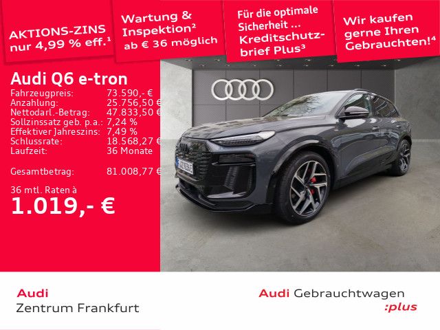 Audi Q6 e-tron 9.900 km 73.590 &euro; Frankfurt am Main 60314