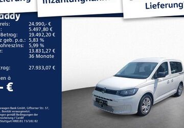 VW Caddy 51.000 km 24.990 &euro; Offenbach 63069