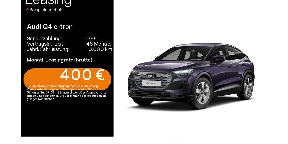 Audi Q4 e-tron 8.700 km 44.999 &euro; Hanau 63452