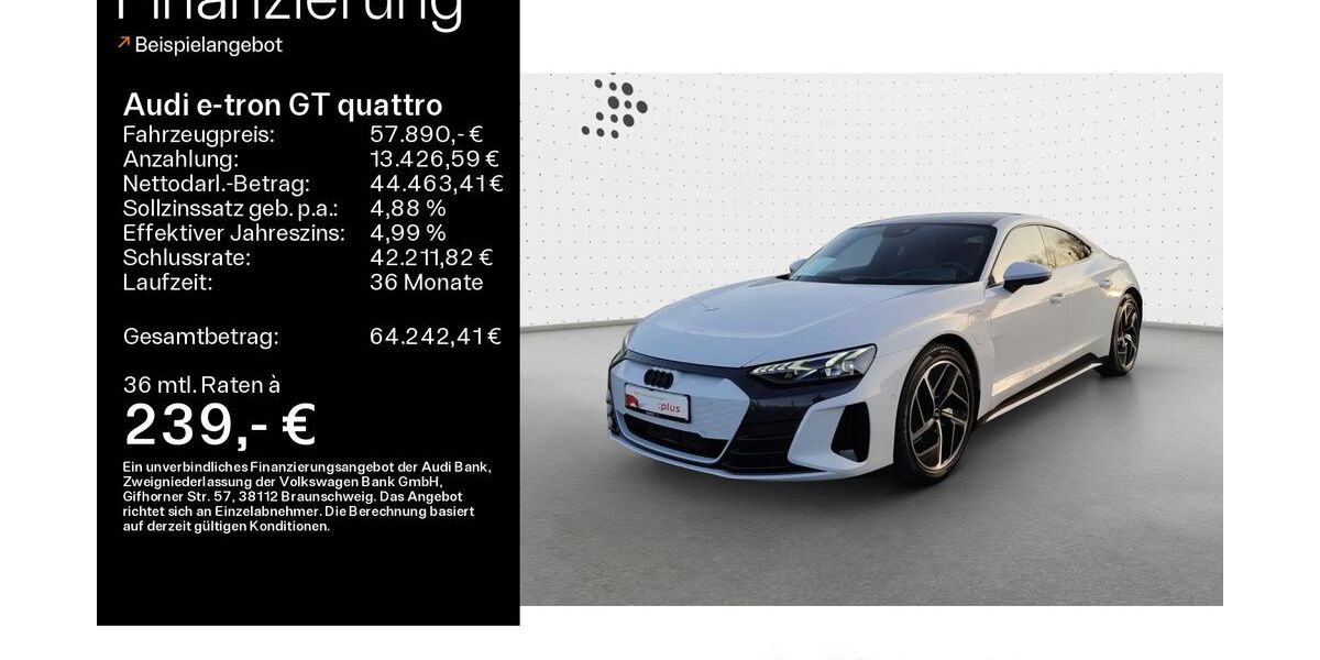 Audi e-tron GT 23.479 km 52.890 &euro; Bad Nauheim 61231