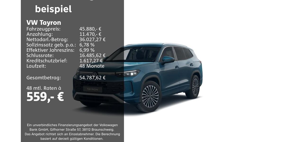 VW Tayron 7.863 km 45.880 &euro; Groß-Umstadt 64823