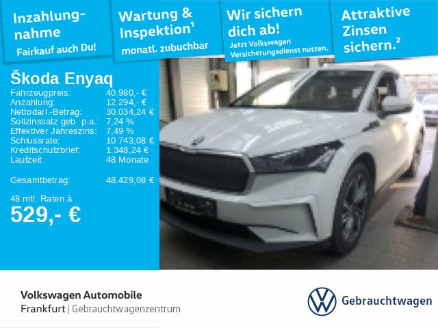 Skoda Enyaq 37.345 km 40.980 &euro; Frankfurt 60326
