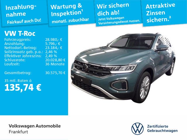 VW T-Roc 14.580 km 28.980 &euro; Frankfurt 60326