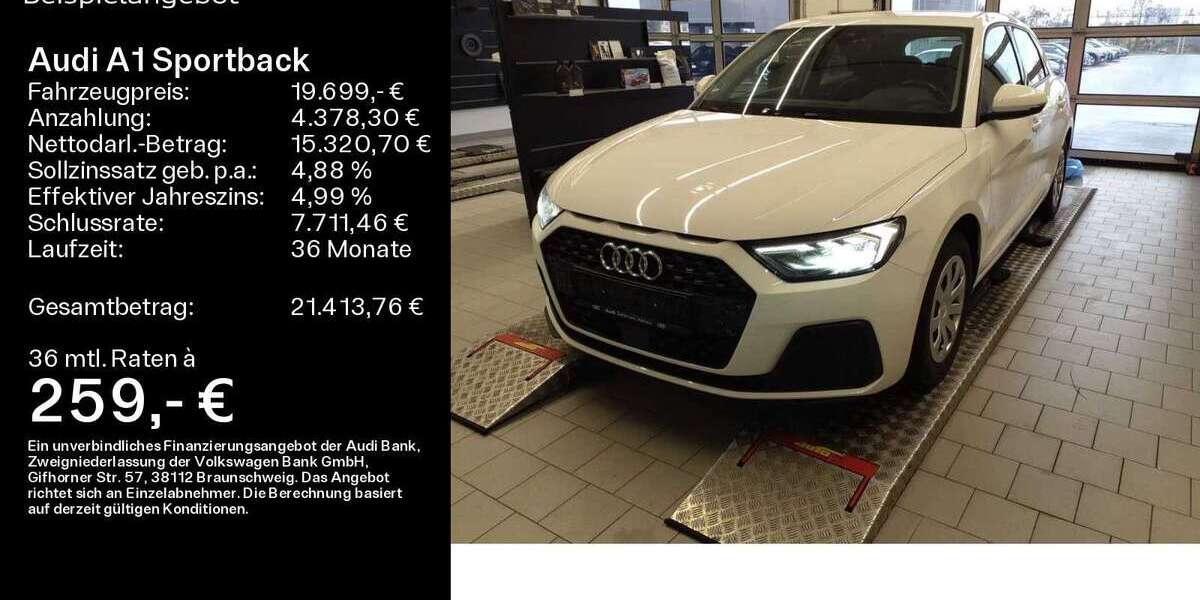 Audi A1 53.700 km 19.699 &euro; Hanau 63452