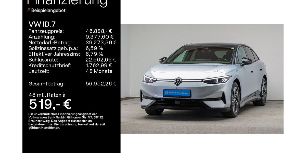 VW ID.7 8.000 km 45.485 &euro; Mühlheim 63165