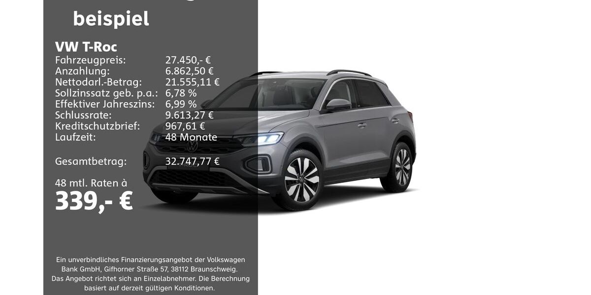 VW T-Roc 7.585 km 27.450 &euro; Groß-Umstadt 64823