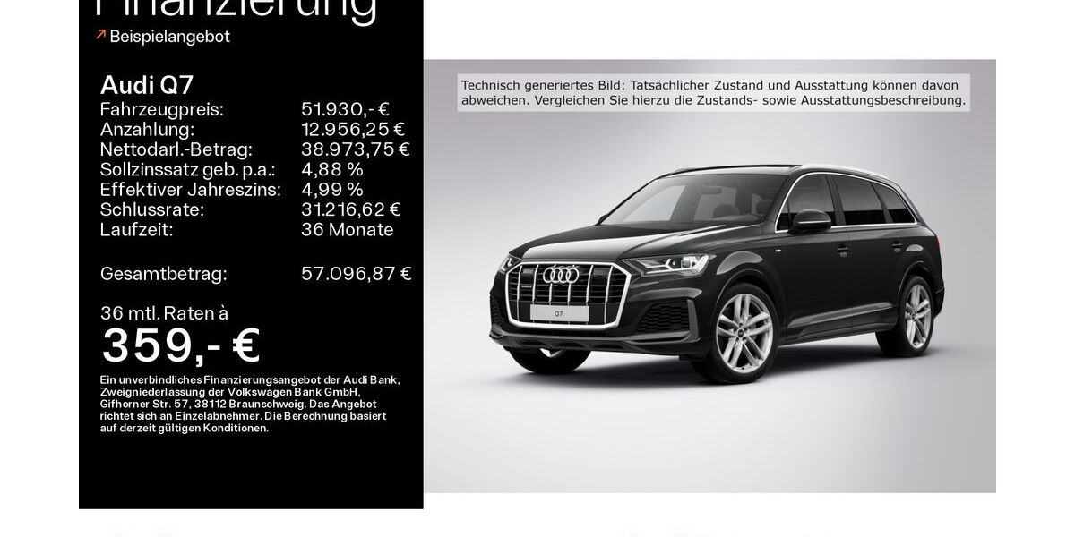 Audi Q7 52.167 km 50.880 &euro; Hofheim 65719