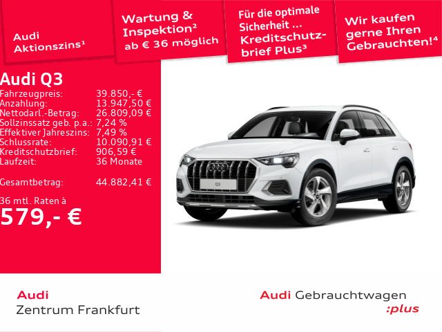 Audi Q3 27.838 km 39.850 &euro; Frankfurt am Main 60314