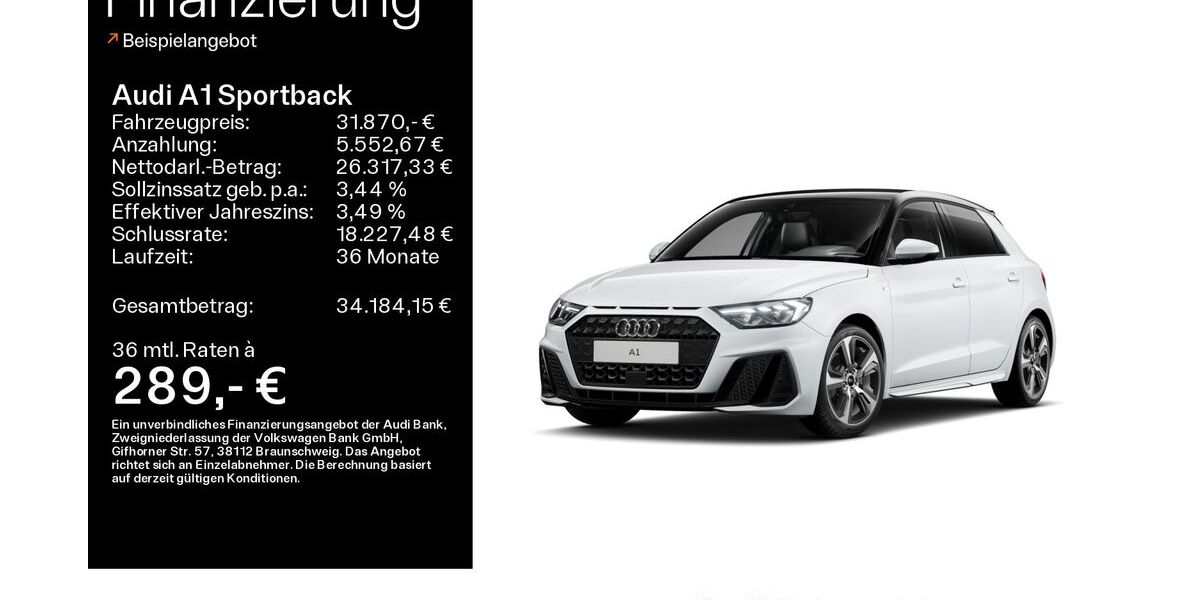 Audi A1 7.193 km 31.870 &euro; Bad Nauheim 61231