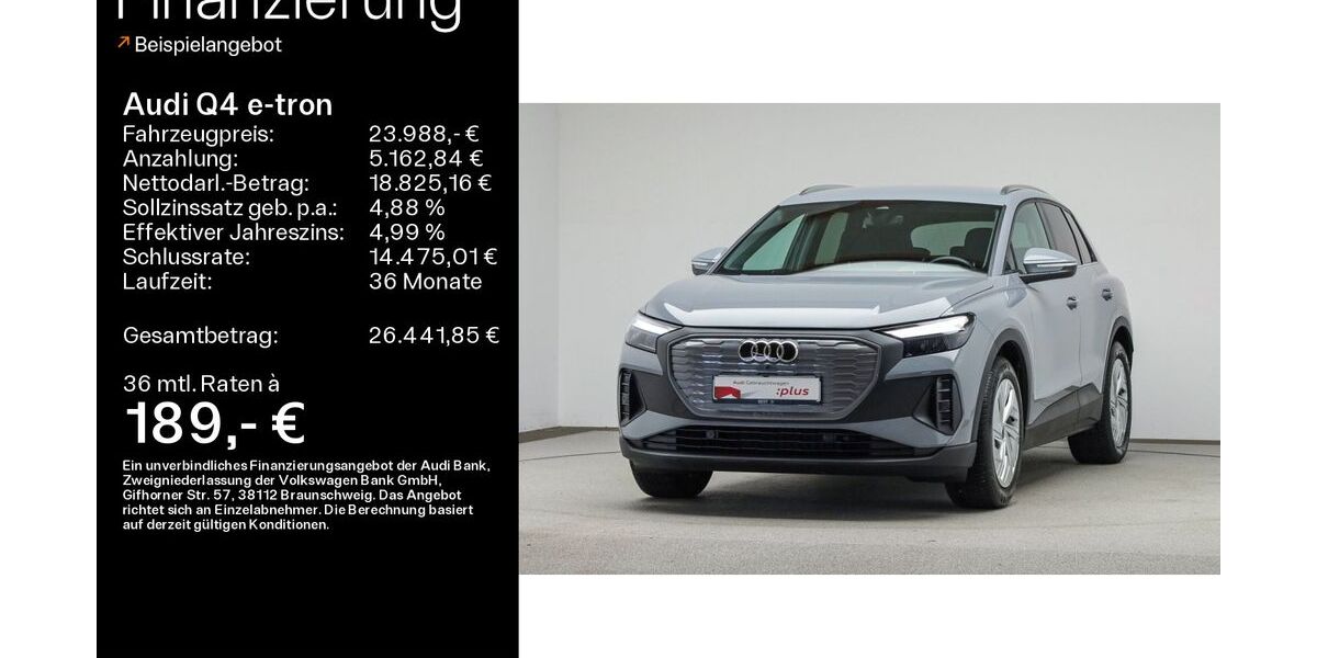 Audi Q4 e-tron 19.500 km 23.888 &euro; Mühlheim 63165