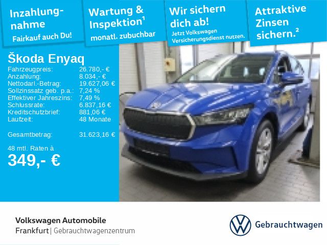 Skoda Enyaq 16.491 km 25.980 &euro; Frankfurt 60326