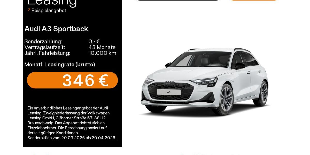 Audi A3 7.695 km 40.990 &euro; Hofheim 65719