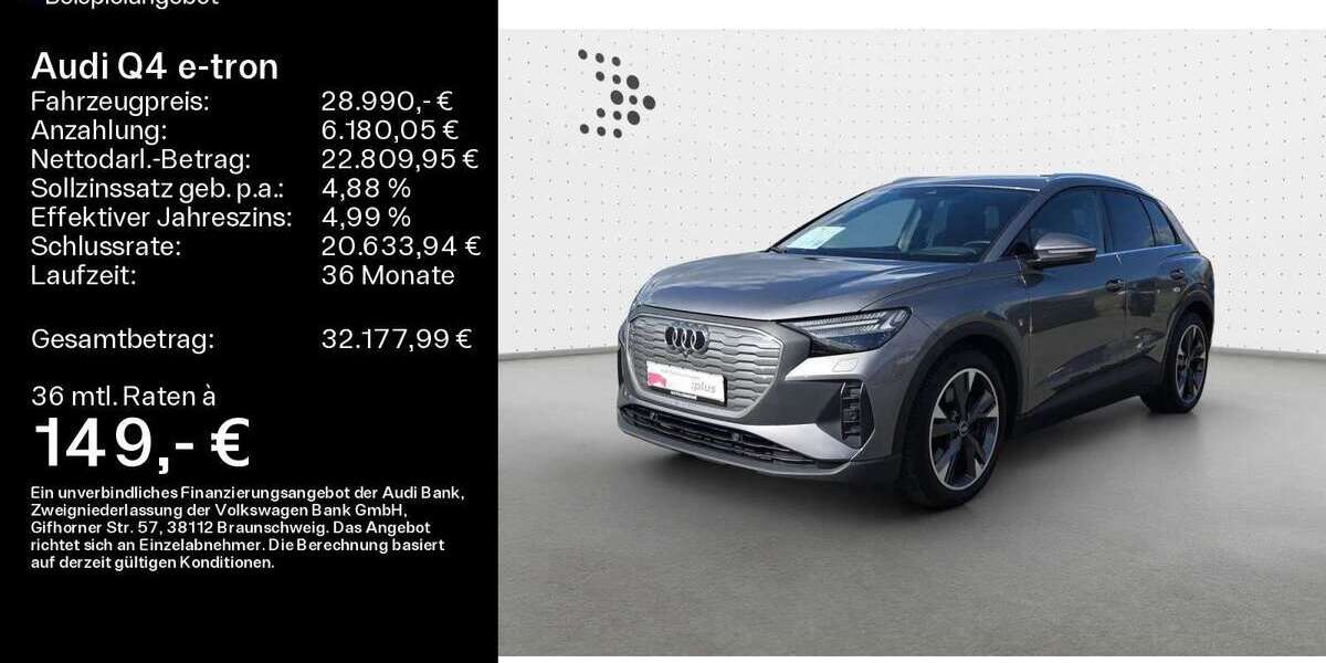 Audi Q4 e-tron 80.111 km 28.990 &euro; Bad Nauheim 61231