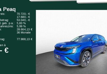 Skoda Peaq 1.900 km 70.720 &euro; Rödermark 63322