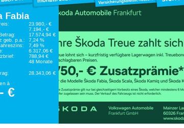 Skoda Fabia 4.500 km 23.980 &euro; Frankfurt 60326