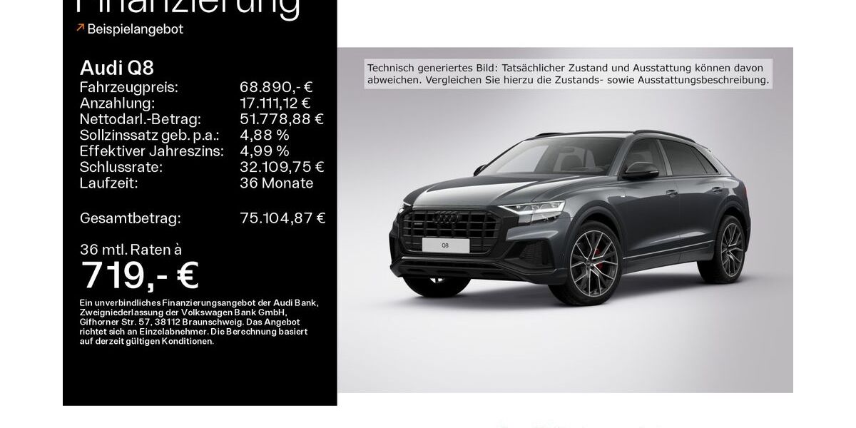 Audi Q8 79.841 km 63.890 &euro; Bad Nauheim 61231