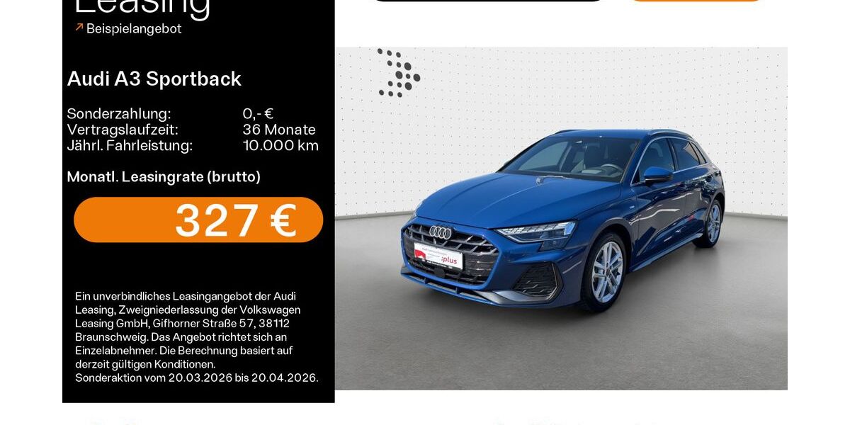 Audi A3 7.400 km 39.709 &euro; Hanau 63452