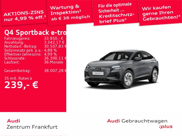Audi Q4 e-tron 23.595 km 31.850 &euro; Frankfurt am Main 60314