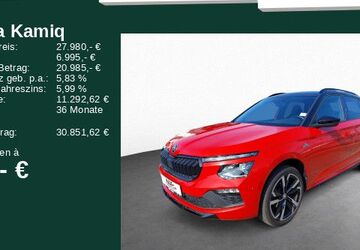 Skoda Kamiq 29.200 km 27.980 &euro; Rödermark 63322