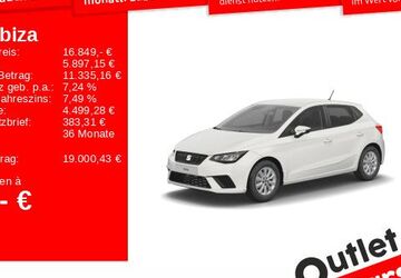 Seat Ibiza 7.462 km 16.849 &euro; Frankfurt am Main 60326