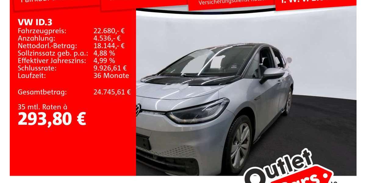 VW ID.3 52.735 km 22.680 &euro; Frankfurt 60326