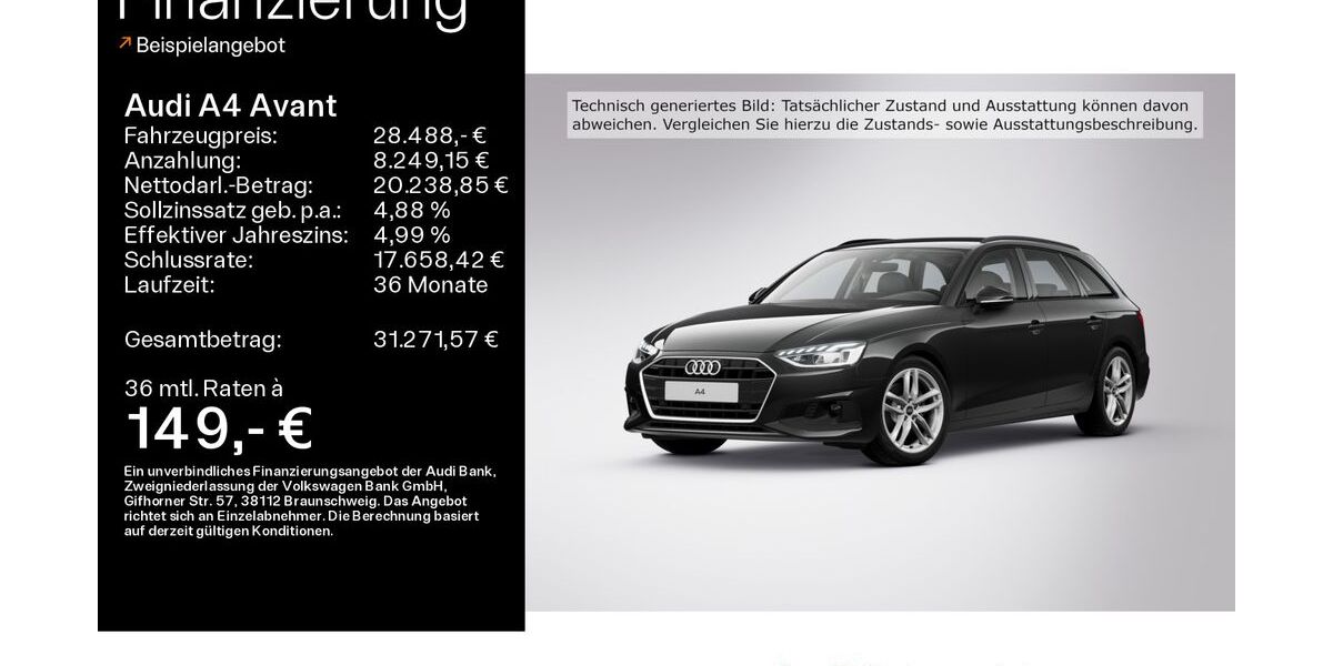 Audi A4 40.500 km 26.888 &euro; Mühlheim 63165