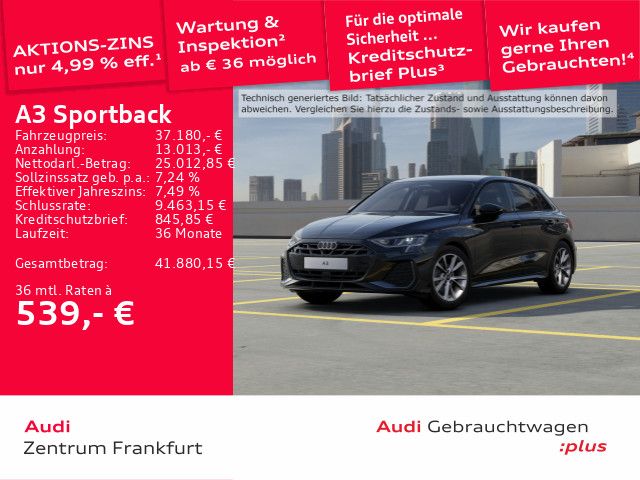 Audi A3 9.900 km 37.180 &euro; Frankfurt am Main 60314