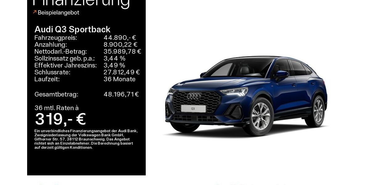 Audi Q3 22.118 km 44.880 &euro; Hofheim 65719