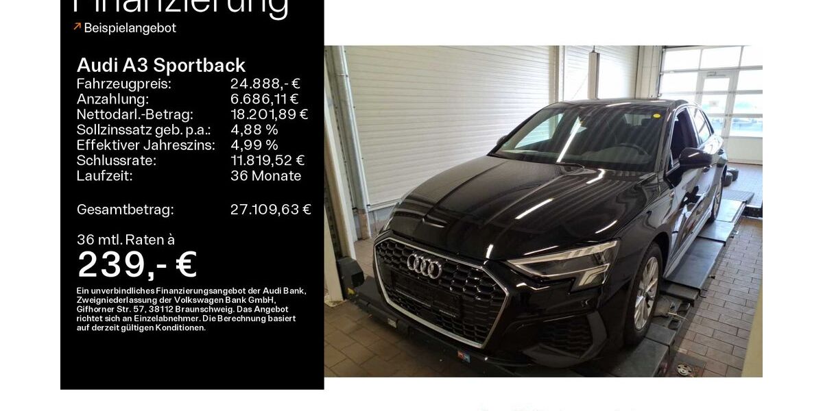 Audi A3 71.200 km 24.488 &euro; Mühlheim 63165