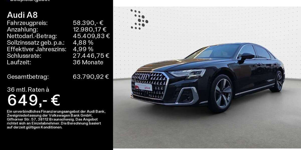 Audi A8 90.434 km 58.390 &euro; Königstein-TS 61462