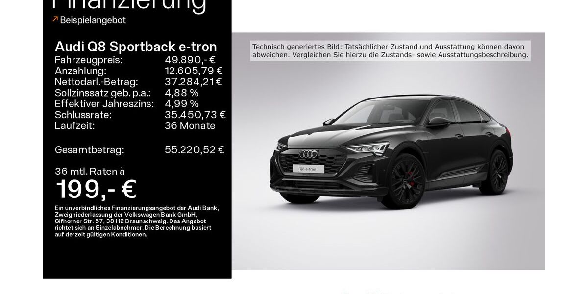 Audi Q8 e-tron 75.843 km 49.890 &euro; Bad Nauheim 61231