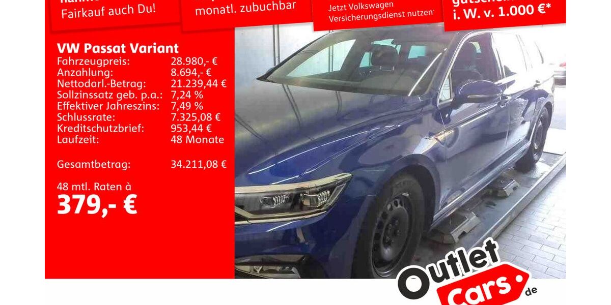 VW Passat Variant 90.474 km 28.980 &euro; Frankfurt 60326