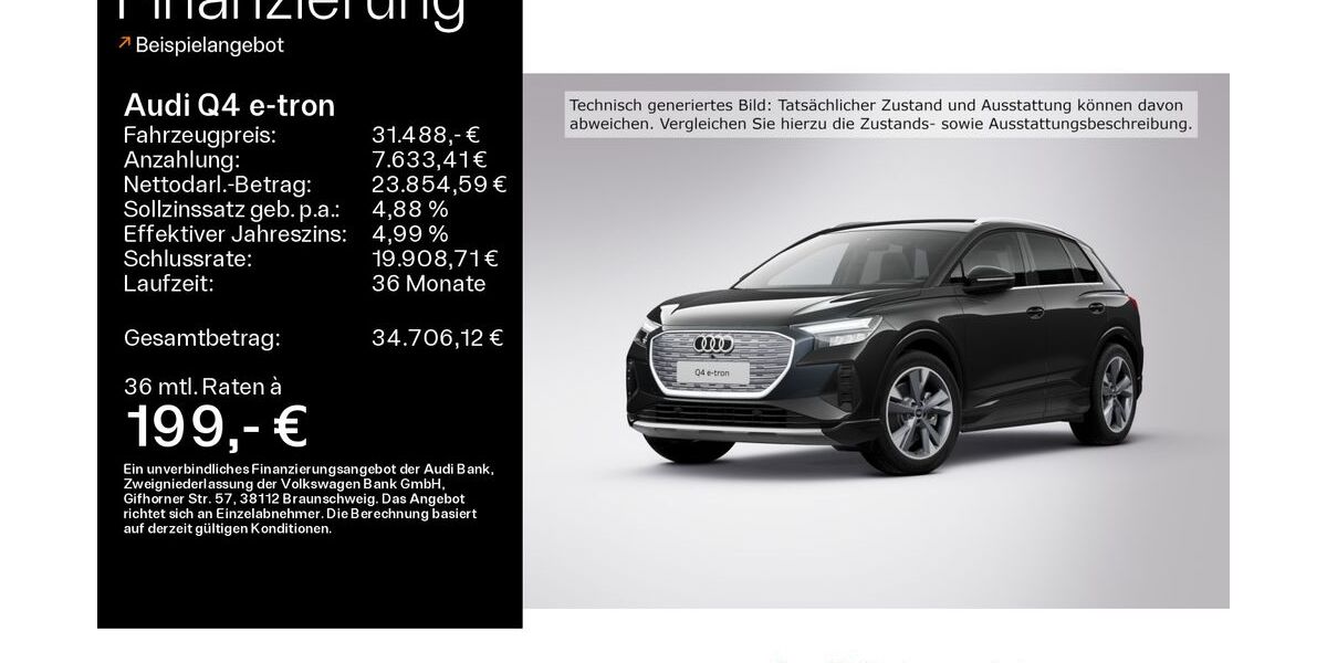 Audi Q4 e-tron 31.100 km 29.888 &euro; Mühlheim 63165
