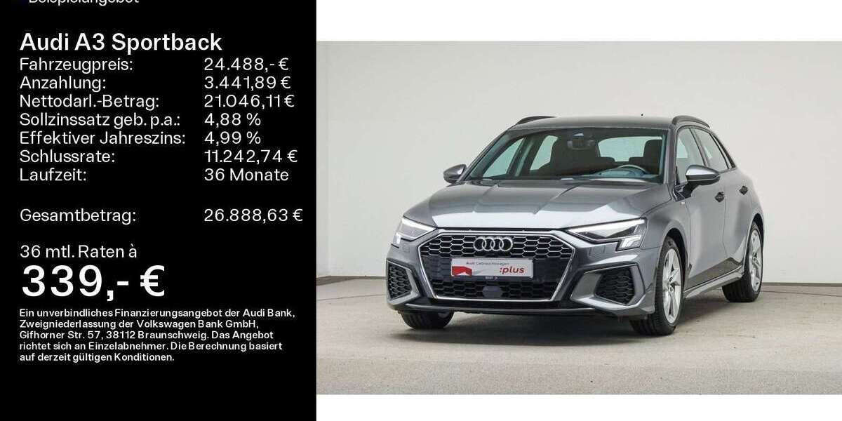 Audi A3 53.400 km 24.488 &euro; Mühlheim a. Main 63165