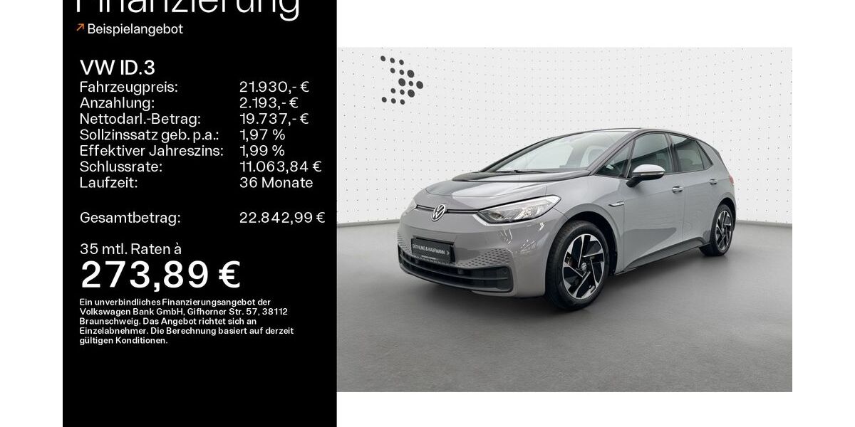 VW ID.3 43.868 km 19.980 &euro; Kelkheim 65779