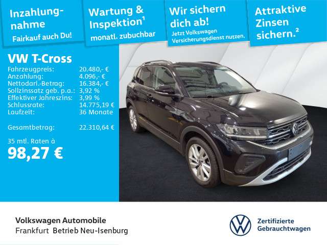 VW T-Cross 25.029 km 20.480 &euro; Neu-Isenburg 63263