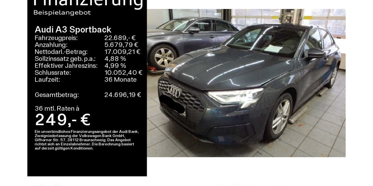 Audi A3 85.380 km 21.879 &euro; Hanau 63452