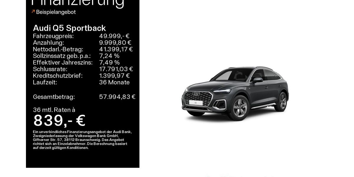 Audi Q5 22.200 km 53.499 &euro; Mühlheim 63165