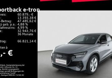 Audi Q4 e-tron 8.450 km 57.779 &euro; Offenbach am Main 63071