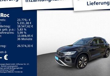 VW T-Roc 37.800 km 23.779 &euro; Offenbach am Main 63071