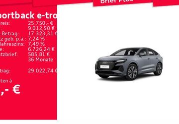 Audi Q4 e-tron 34.385 km 25.750 &euro; Frankfurt am Main 60326