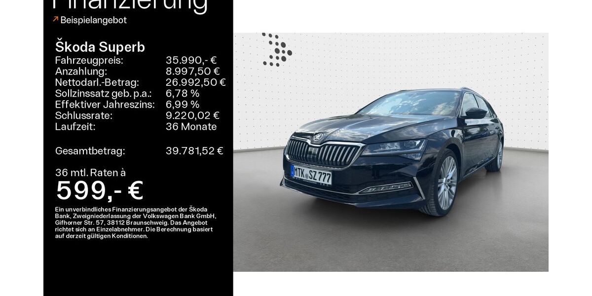 Skoda Superb 20.000 km 35.990 &euro; Hofheim im Taunus 65719