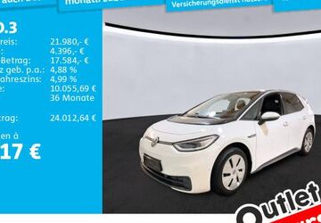 VW ID.3 85.735 km 21.980 &euro; Frankfurt 60326