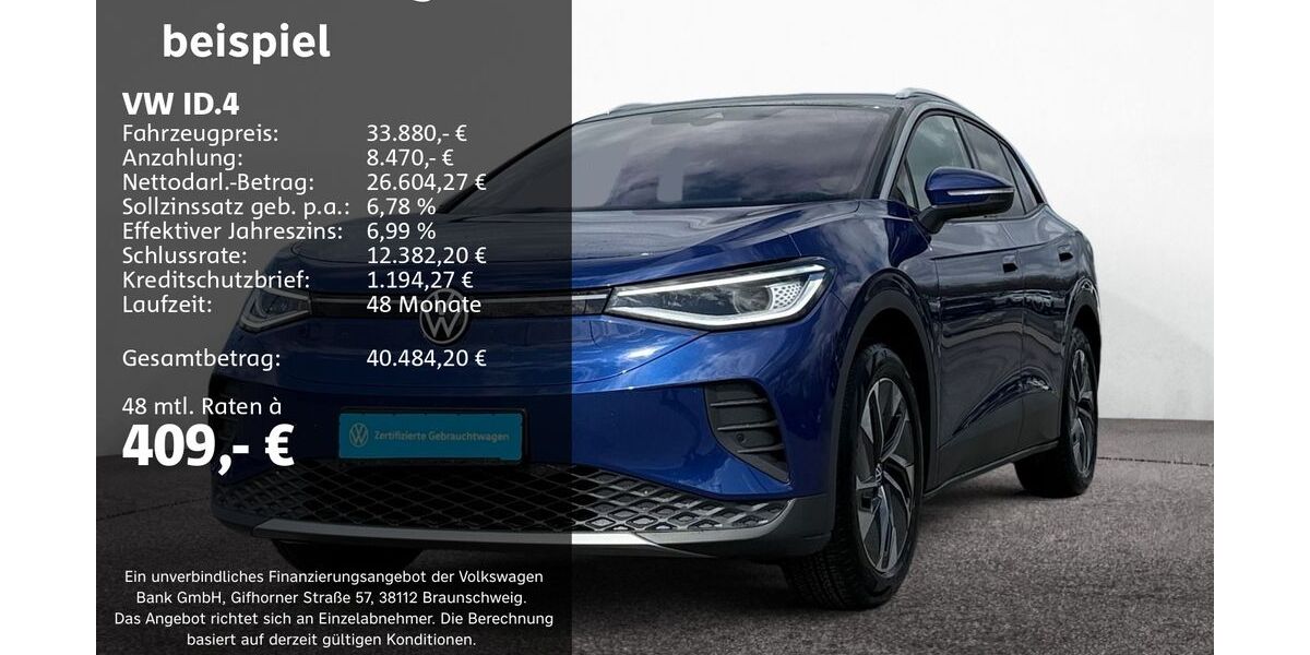 VW ID.4 4.952 km 33.880 &euro; Groß-Umstadt 64823